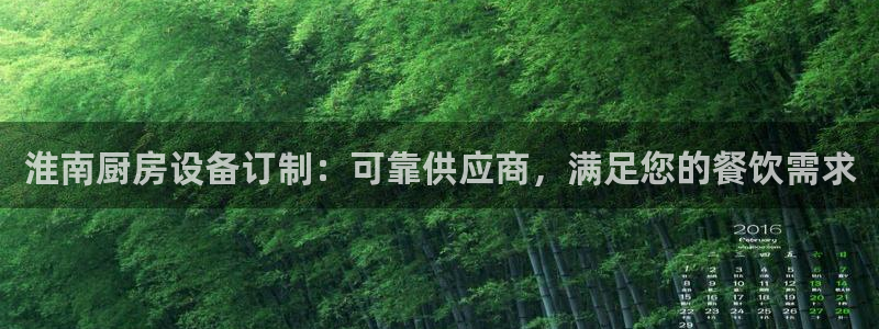 ZL尊龙凯时集团：淮南厨房设备订制：可靠供应商，满足您的餐饮